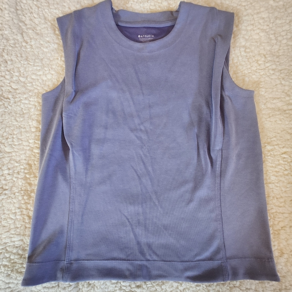 NWOT ATHLETA SEASOFT TANK SWEATSHIRT - Picture 2 of 9